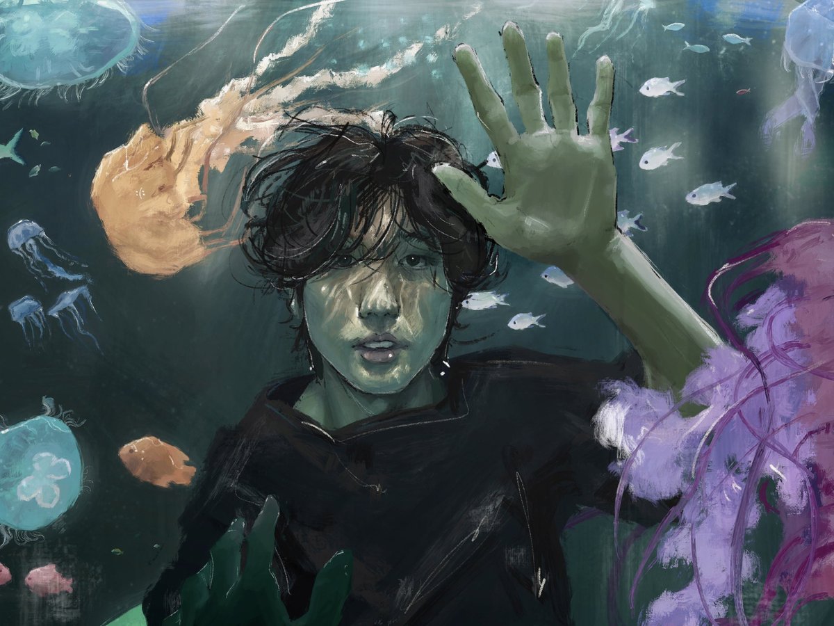 new friend at your local oceanarium 
#straykids #hanjisung