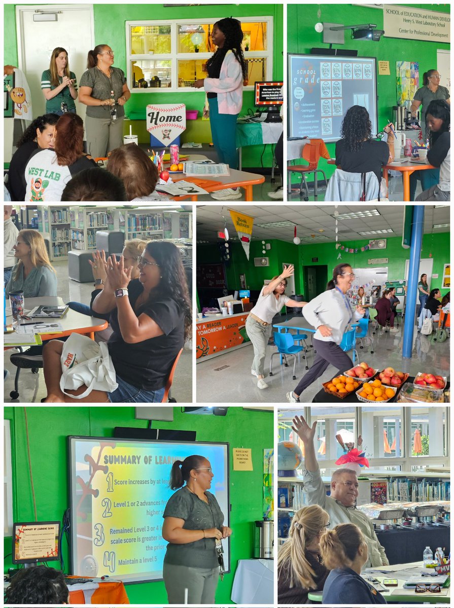 westlabschool's tweet photo. ⚾️ Just like a great coach studies player stats, great educators analyze student data. West Lab #teachers stepped up to the plate with a data-driven approach to instruction to knock student growth out of the park #PioneeringTomorrowToday #YourBestChoiceMDCPS https://t.co/yyThuR01bA