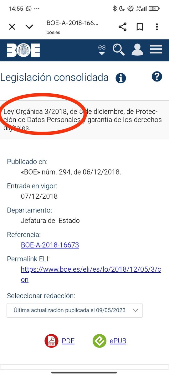 ¿Cómo puede ser que en todas las señales colocadas a lo largo del centro histórico de Burgos figure una Ley Orgánica que no existe? La ley correcta es la 3/2018 de 5 de diciembre. 
La dejadez en su estado máximo.
<a href="/Aytoburgos/">Ayuntamiento de Burgos</a> <a href="/cris_ayala_/">Cristina Ayala</a>