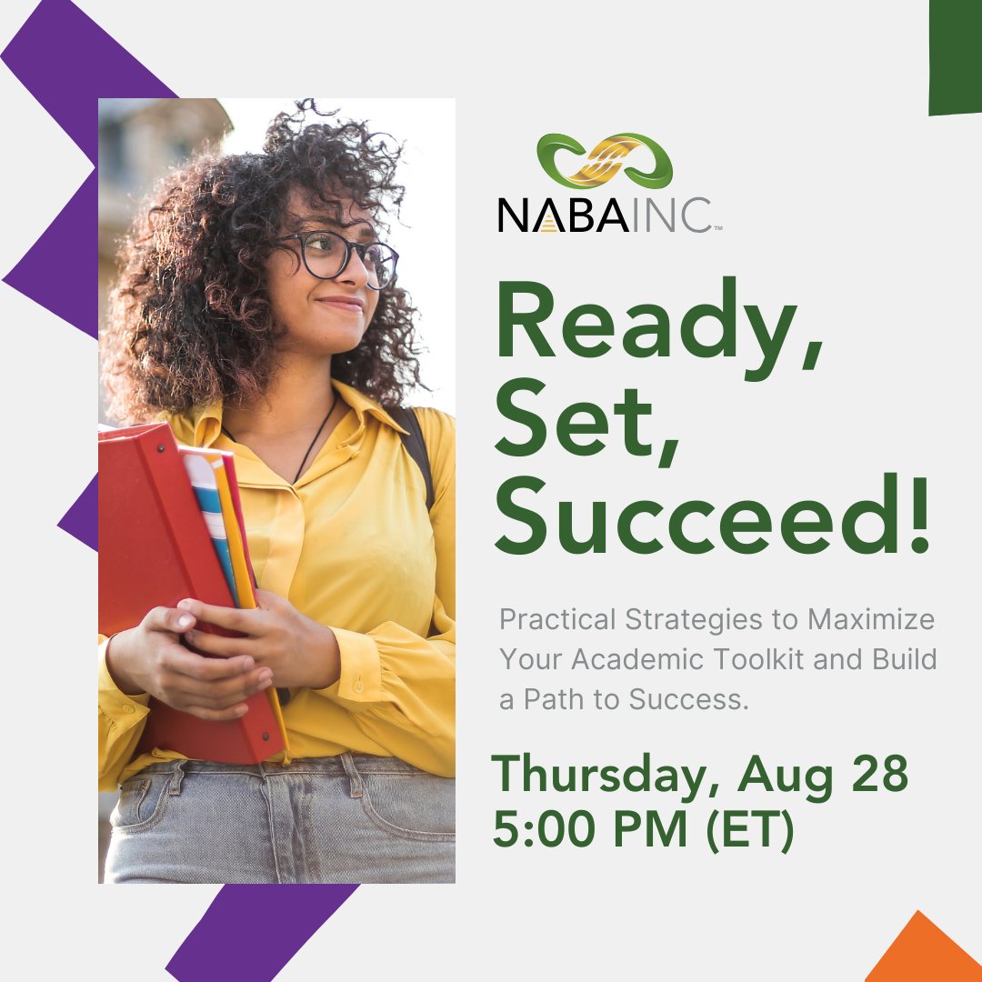 LouisvilleNaba's tweet photo. This semester could be your best yet — if you start with the right plan. Get ready to learn:

✔ How to use your academic toolkit effectively
✔ How to stay organized and on track
✔ How to maximize your NABA membership

Register now - https://t.co/69wzgagu6v https://t.co/MWT6JPGmN9