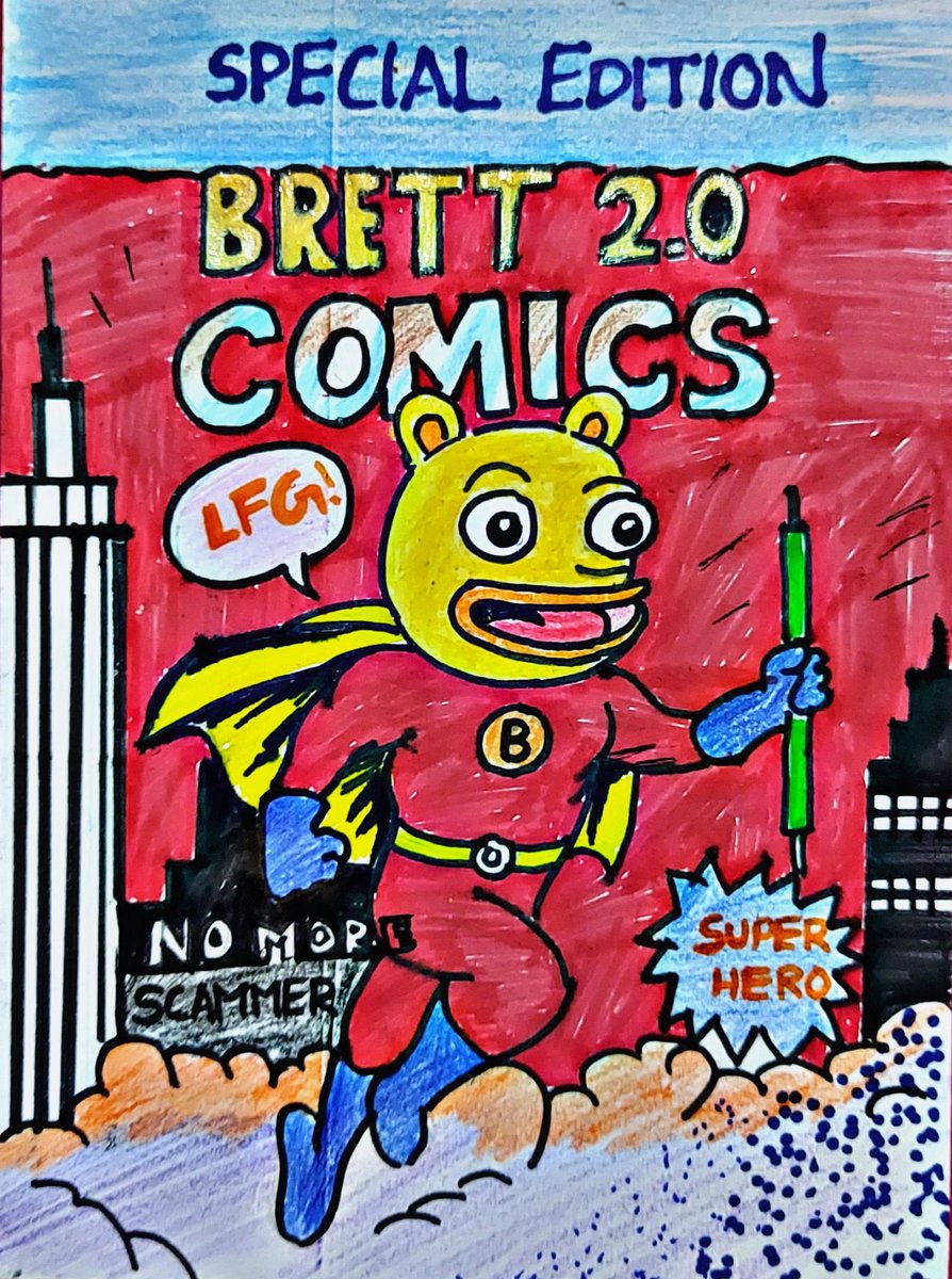 Every chain has its hero… but Base just got a superhero. 🦸‍♂️
Brett2.0 is here to protect your bags, fight the FUD, and lead us to glory.
The markets may be wild, but our cape stays on. 🏆
#Brett2 #BaseChain #CryptoHero