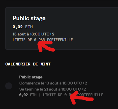 BlackhoutNFT's tweet photo. @pixelord Why your future better collection was stuck whis 0 per wallet ? https://t.co/TRGXOkhBEM