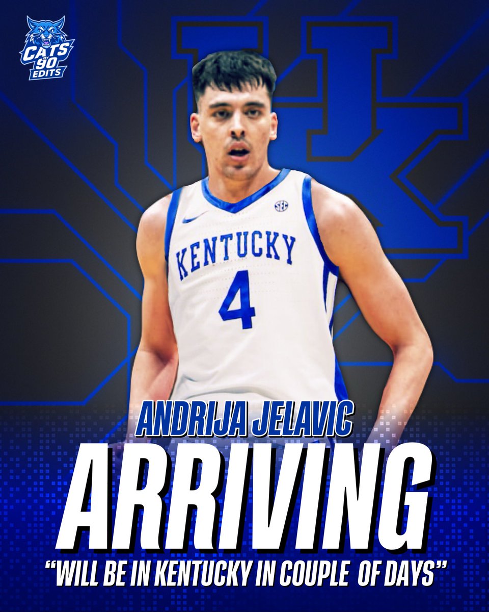 BREAKING NEWS: Kentucky PF Andrija Jelavic has completed all necessary paperwork.

He will be in Kentucky this weekend, I’m being told! #BBN #KentuckyBasketball