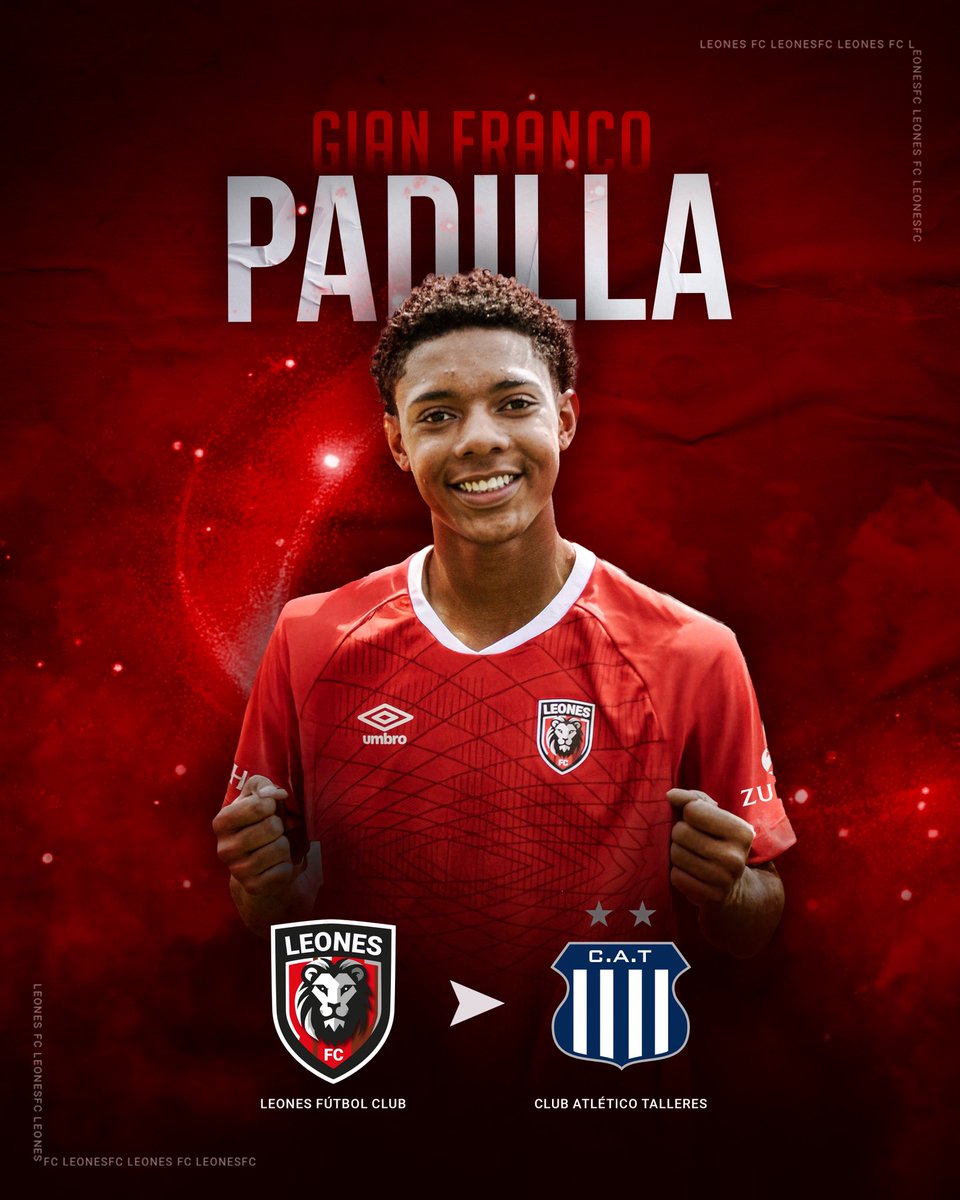 Leones FC (@leonesfc_ec) on Twitter photo ¡𝐑𝐞𝐜𝐮𝐞𝐫𝐝𝐞𝐧 𝐞𝐬𝐭𝐞 𝐧𝐨𝐦𝐛𝐫𝐞! ✍️💫
𝗚𝗶𝗮𝗻 𝗙𝗿𝗮𝗻𝗰𝗼 𝗣𝗮𝗱𝗶𝗹𝗹𝗮, defensa central 🇪🇨 ecuatoriano que jugará en 🇦🇷 <a href="/CATalleresdecba/">Club Atlético Talleres</a>. ⚽️
#FormativasLFC #LeonesFC #TransferenciaInternacional
#JuntosVamosPorMás #AnteñosDeCorazon #VamosLeones🦁 ¡𝐑𝐞𝐜𝐮𝐞𝐫𝐝𝐞𝐧 𝐞𝐬𝐭𝐞 𝐧𝐨𝐦𝐛𝐫𝐞! ✍️💫
𝗚𝗶𝗮𝗻 𝗙𝗿𝗮𝗻𝗰𝗼 𝗣𝗮𝗱𝗶𝗹𝗹𝗮, defensa central 🇪🇨 ecuatoriano que jugará en 🇦🇷 <a href="/CATalleresdecba/">Club Atlético Talleres</a>. ⚽️
#FormativasLFC #LeonesFC #TransferenciaInternacional
#JuntosVamosPorMás #AnteñosDeCorazon #VamosLeones🦁