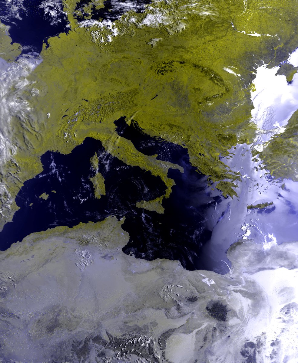 NOAA 15 System HRPT RGB 13 Aug 2025 UT 06.38
