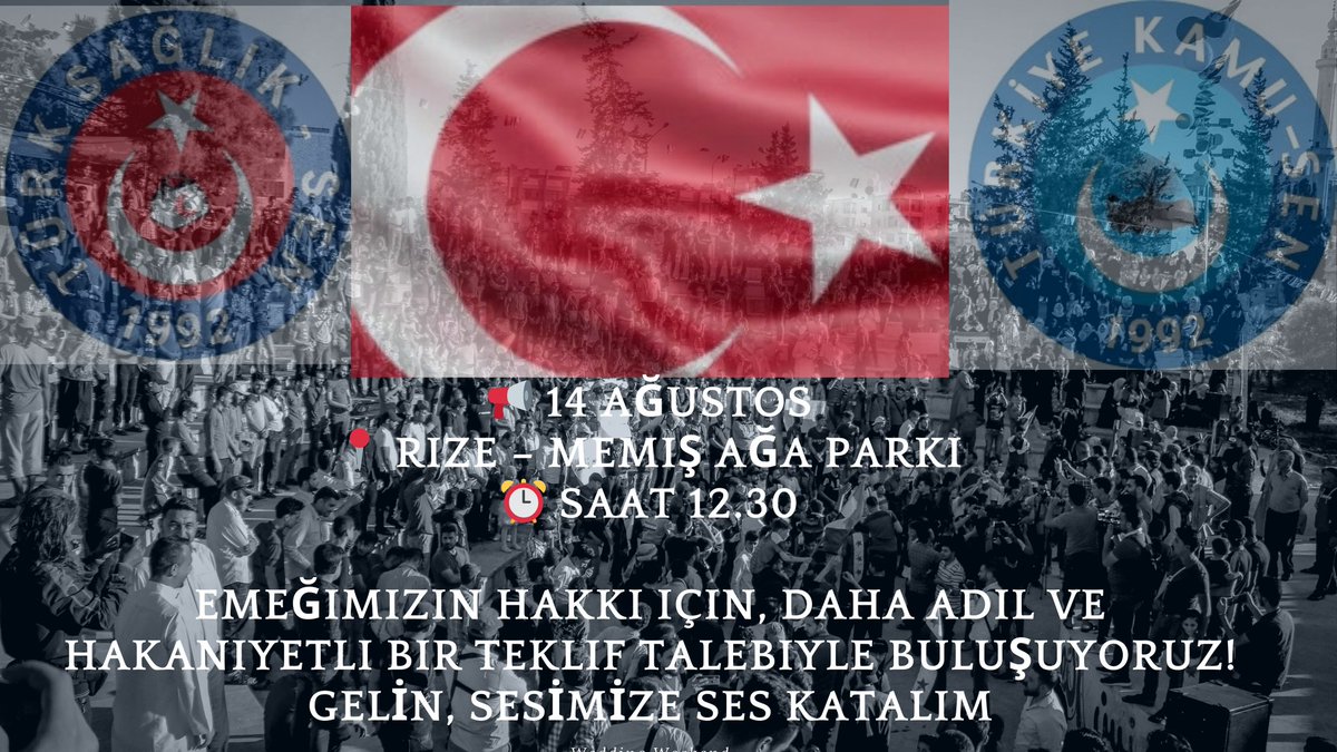 TurkSSRize's tweet image. Daha adil bir teklif için 14 ağustos da meydanlardayız
