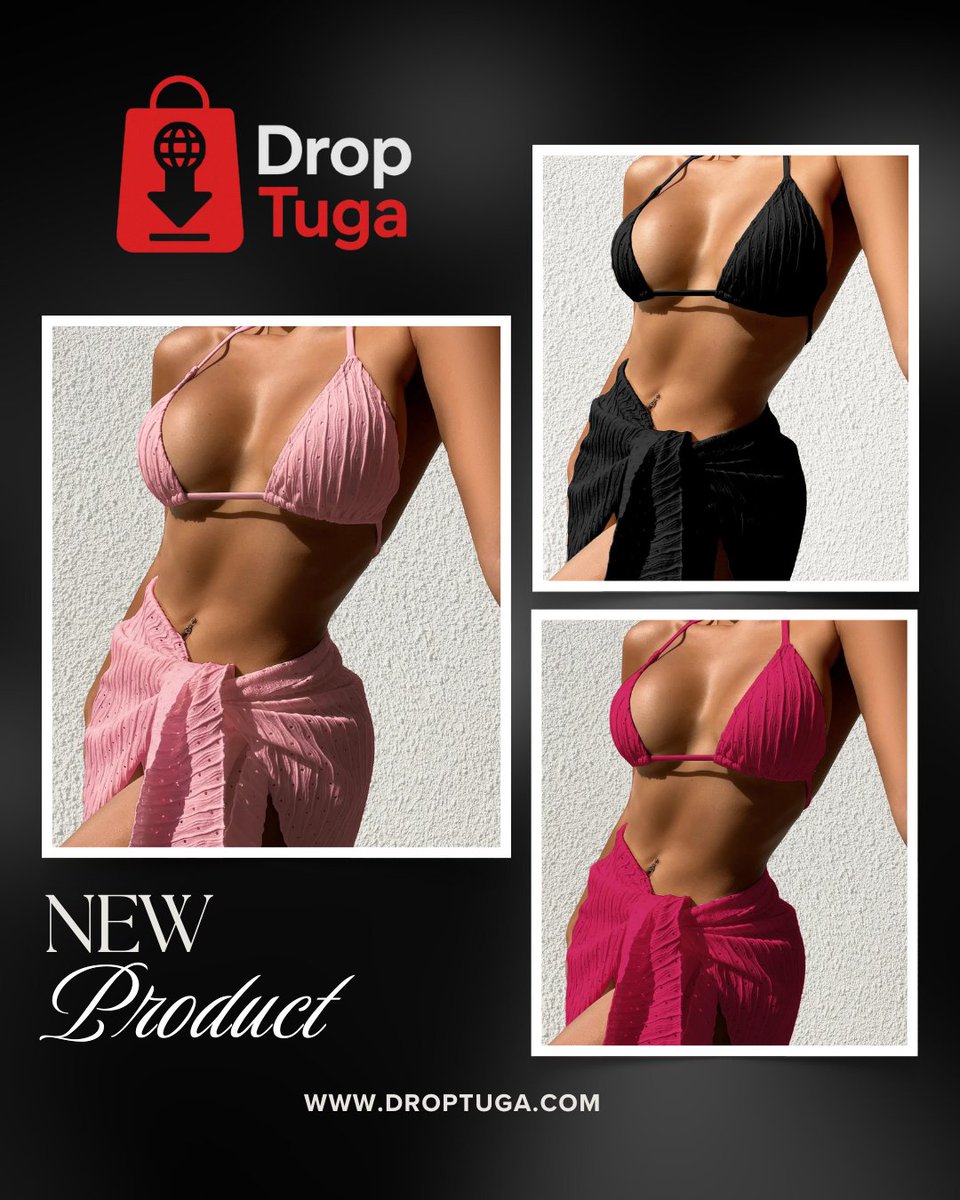 Drop_Tuga's tweet photo. 🔥 Summer Vibes Alert! 🌴 New Bikini Set for Bold &amp; Confident Queens 👑 #BeachReady #DropTuga #NewArrival #HotStyle #SummerGlow #SwimwearGoals" https://t.co/3cebQos0we