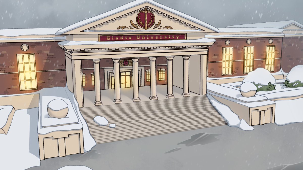 Wild Card (@wildcardseries) on Twitter photo Gladio University through the seasons! Jack and Rachel’s school will be the main setting of our pilot when a body is discovered in front of the building.
Backgrounds by <a href="/CroxiStudios/">Croxi Studios - OPEN FOR INQUIRIES</a> Gladio University through the seasons! Jack and Rachel’s school will be the main setting of our pilot when a body is discovered in front of the building.
Backgrounds by <a href="/CroxiStudios/">Croxi Studios - OPEN FOR INQUIRIES</a>