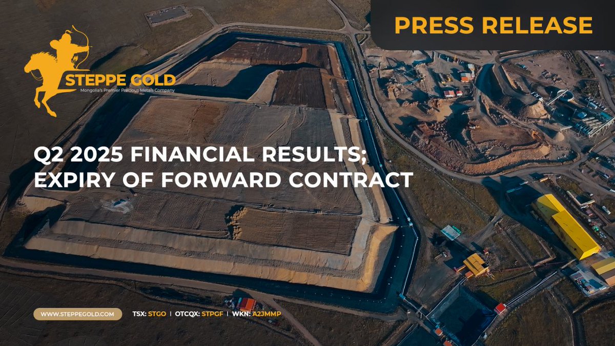 Steppe Gold | TSX: STGO tweet media
