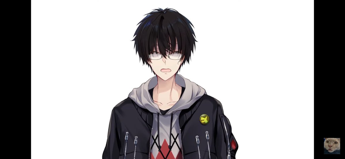 にじさんじの神田笑一さんの新衣装、黒髪差分がメロいぞ