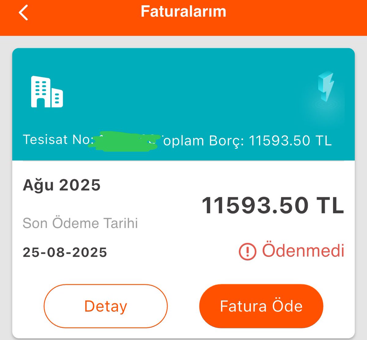 Bu şaka mı? Geçen ay 5 civarı gelen fatura bu ay  nasıl olurda 12 gelir