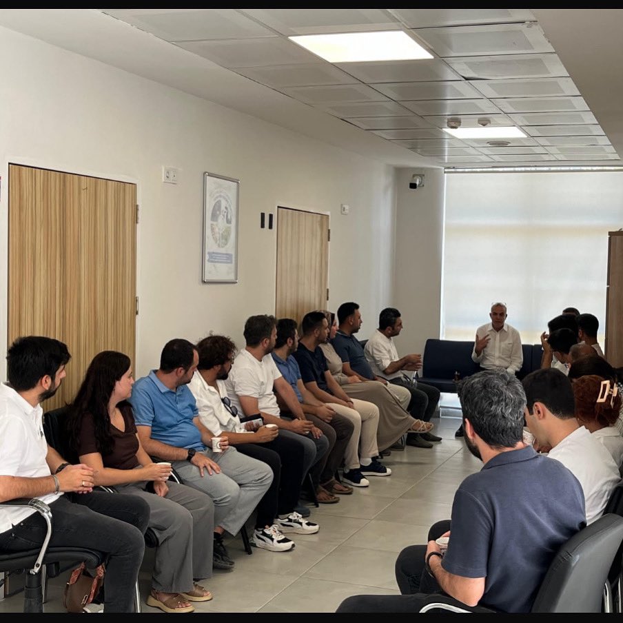 Ergani İlçe Sağlık Müdürümüz Uz.Dr. İbrahim Halil YAMAN ; kaliteli bir sağlık hizmeti için Aile hekimleri ve Sağlıklı  Hayat Merkezi çalışanları ile  bir arada toplan yaptı .