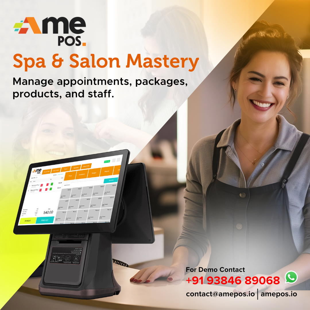 ame_pos's tweet photo. Spa & Salon Mastery
Manage appointments, packages, products, and staff.
AMEPOS brings calm to the chaos of daily operations.
Delight every customer with personalized service.
Pamper your business with flawless management.
#SalonPOS #WellnessTech #AMEPOSBeauty #SmoothService https://t.co/dZ1K3MPhjK