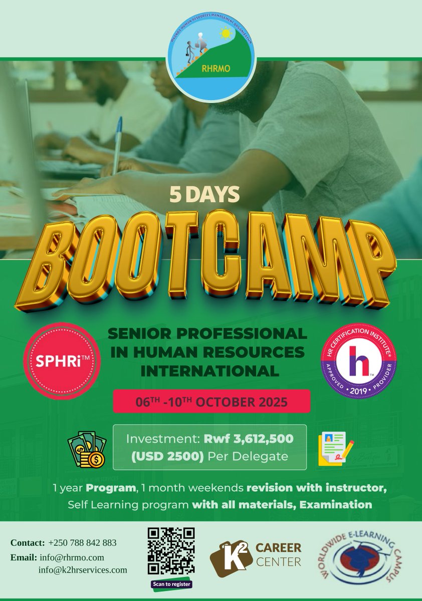 🚀 Advance Your HR Career with the SPHRi®️ from HRCI!

💼 Gain a globally recognized HR credential.

🔗 Register: forms.gle/Ntz6hV1LWpENJe…

#SPHRi #HRCertification #HRLeadership