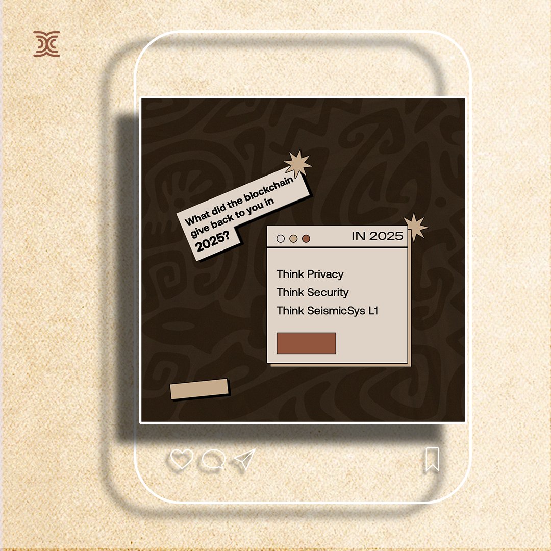 in 2025, what did the blockchain deliver?
 
✭ privacy that keeps your info safe and sound.
✭ security so strong, it’s like a digital fortress.  
✭  seismic systems, that's making the blockchain fast, reliable, and ready for the future.  

<a href="/xealistt/">Xealist</a> <a href="/NoxxW3/">Noxx</a> <a href="/heathcliff_eth/">Heathcliff</a>