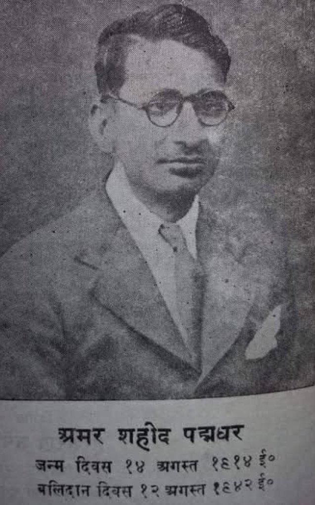 इलाहाबाद विश्वविद्यालय की हम वो पीढ़ी हैं, छात्र राजनीति में जिन्होंने बलिदानी लाल पद्यमधर बघेल की कसमें खाकर सत्ता की राजनीति में तमाम दिग्गजों को घुसते और बिछते देखा। 

कैंपस में पद्यमधर जी के हुतात्मा होने के साथ यह भी एक कथा साथ चलती थी, 12 अगस्त 1942 को इलाहाबाद के सिविल