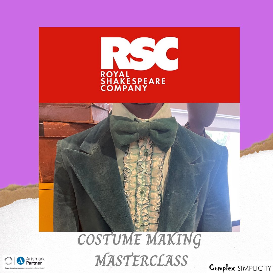 Complex Simplicity (@csinspiredby) on Twitter photo Had the pleasure of hosting a Costume Making Masterclass for <a href="/TheRSC/">The RSC</a> back in May - photos of the amazing designs created by the budding designers to follow soon!🤗 #costume #designer #textiles #freelance #associatedesigner #theatre #sewing #upcycling   Credit: Outfit - RSC Had the pleasure of hosting a Costume Making Masterclass for <a href="/TheRSC/">The RSC</a> back in May - photos of the amazing designs created by the budding designers to follow soon!🤗 #costume #designer #textiles #freelance #associatedesigner #theatre #sewing #upcycling   Credit: Outfit - RSC