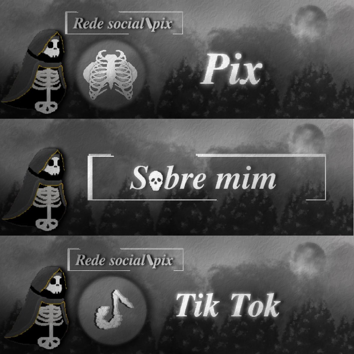 Banner para Twitch! 

Me diverti muito fazendo esse banner e os ícones! Muito obrigada por ter me escolhido, skeleton! 

𝅄 ׁ ۪  Ilustradora Wolkers ۪ ׁ 𝅄 ㅤ
 ─̷ִ─ׄ 𐇽 ⚜️ Okami Wolker:
#ilustracion #ilustraçãodigital #comissão #comissãodeartes #artedigital #digitalartist