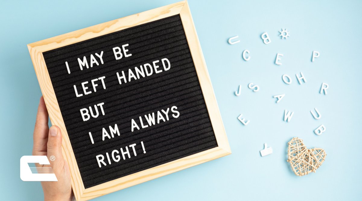 coleintl's tweet photo. Happy International Left-Handers Day! π Let's celebrate all the creativity and uniqueness that left-handers bring to the world. π Embrace your left-handed awesomeness today and every day! ππ #LeftHandersDay #ColeIntl https://t.co/gnOPt33lud