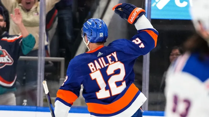 DaveBismo's tweet photo. Seriously impressive. Anyone who manages to play at the same level in the postseason should be praised. Anyone who plays better during the tournament should be venerated. #JoshBailey #isles https://t.co/0qRk2fjAYu