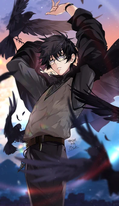 神田笑一さんの新衣装お仕立てさせていただきました!よろしくお願いいたします!!黒髪だ! #神田笑一新衣装