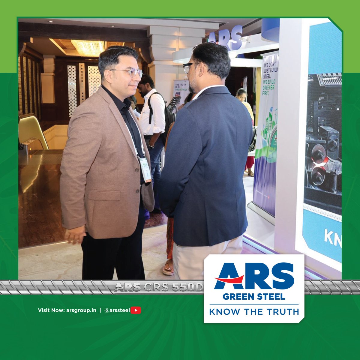 ARSSteelsInd's tweet photo. Excited to be part of the Green pro summit in Chennai where new green initiative's and ideas take shape. Looking forward for some excellent partnership and opportunities in green.
.
.
#greensummitchennai #arsgreensteel #knowthetruth #greenprosummit https://t.co/NA5kpTDas3