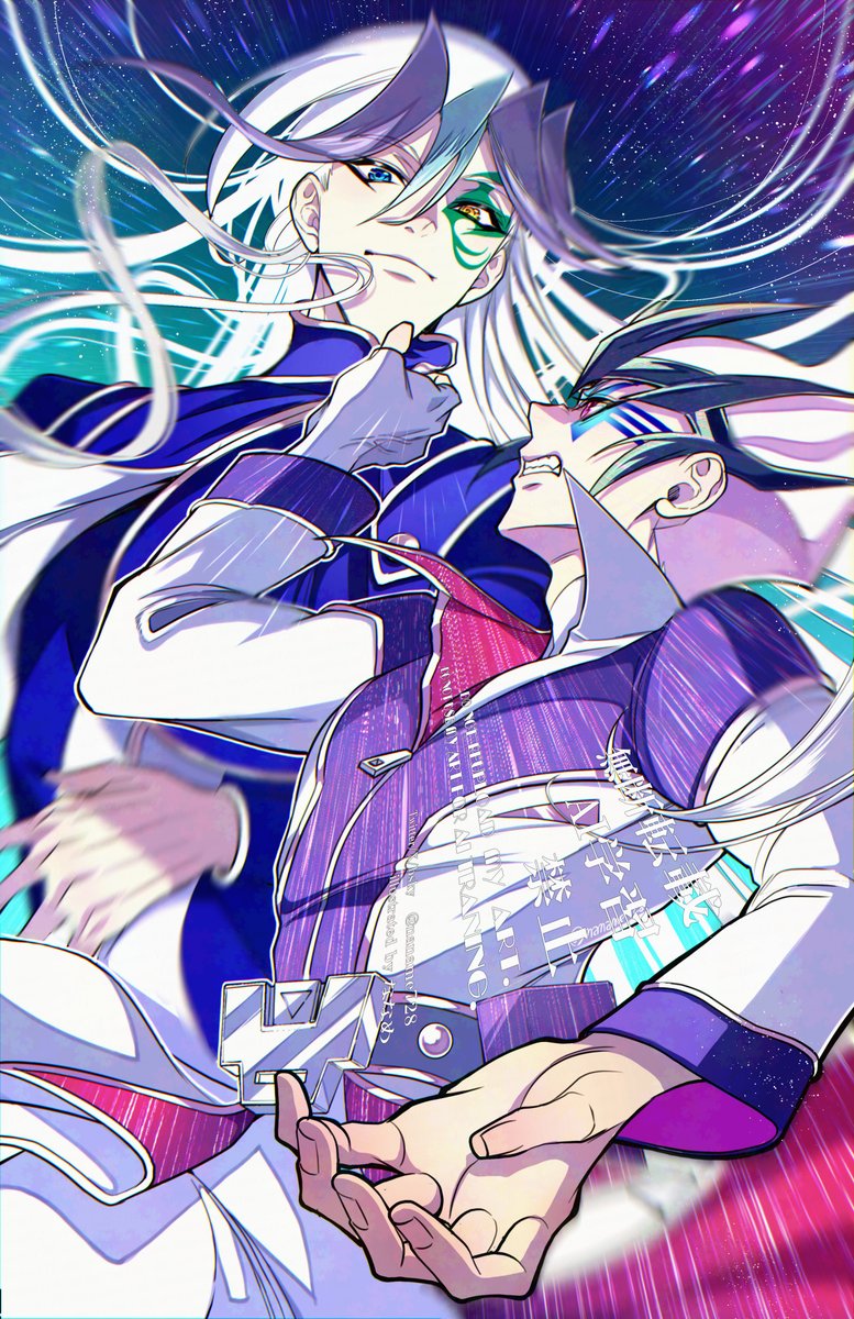 「(ZEXAL)50話のパーティでカイトくんバリバリV兄様の襟首掴んでて良かったと」|ななめ🎙🌱🌱🌱🌱🌱🌱🌱のイラスト