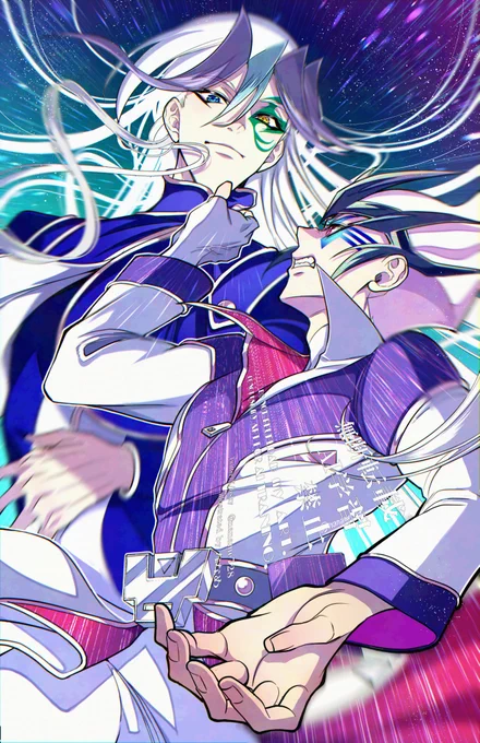 (ZEXAL)50話のパーティでカイトくんバリバリV兄様の襟首掴んでて良かったという絵