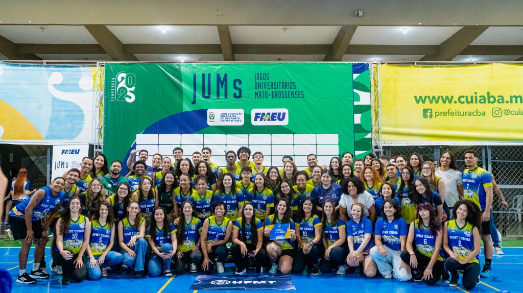 🏅 UFMT é destaque nos Jogos Universitários 2025

➡️ Saiba mais: bit.ly/45qJQrD
📸 Divulgação

#UFMT #MatoGrosso #jogosuniversitários #esporte #competição #futsal #basquete #xadrez #handebol #Cheerleading #judô