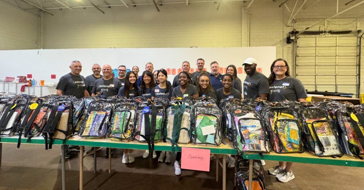 Giving back is part of who we are. #TeamExtenet joined @RainbowDays to help 1,000+ Dallas kids kick off the school year—distributing backpacks, supplies &amp; sharing a day of fun. Proud to support events that create real impact: rainbowdays.org 

#GivingBack
