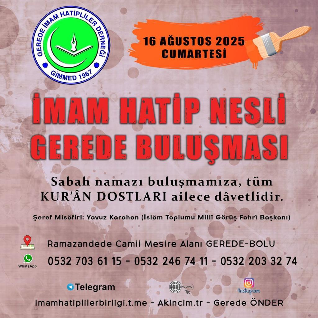 #ADALETplatformu #TürkiyeAileBirliği AİLEM Başkanı (@ademcevik) on Twitter photo <a href="/AKINCIMbirligi/">AKINCILAR BİRLİĞİ AKBİR AKINCILAR MECLİSİ AKINCIM</a> 50.Yıl @ONDERGerede 59.Yıl
ŞÛRÂSI 16AĞustos Bolu GeReDe⌚05 Ezantepe Cami 05327036115
whatsapp.com/channel/0029Vb…
12EYlül⌚1909 İST Sultangazi EdirneCad.628/6
AKINCILARbirligi.org.tr İGMG YavuzKHan
#TEVBE24/14 ŞÛRÂ30/39 NUR19/55 RAD11 #Enfal39/73 Yunus87 ALimran188 <a href="/AKINCIMbirligi/">AKINCILAR BİRLİĞİ AKBİR AKINCILAR MECLİSİ AKINCIM</a> 50.Yıl @ONDERGerede 59.Yıl
ŞÛRÂSI 16AĞustos Bolu GeReDe⌚05 Ezantepe Cami 05327036115
whatsapp.com/channel/0029Vb…
12EYlül⌚1909 İST Sultangazi EdirneCad.628/6
AKINCILARbirligi.org.tr İGMG YavuzKHan
#TEVBE24/14 ŞÛRÂ30/39 NUR19/55 RAD11 #Enfal39/73 Yunus87 ALimran188