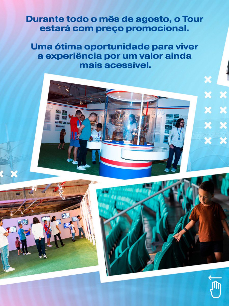 Arenaacelen's tweet photo. A partir de 13/08, o Tour na Fonte está de volta. Visitas de quarta a domingo, às 10h e 14h.

Ingressos no site da Arena, Museu do Bahia ou presencialmente.
Estacionamento grátis – Acesso 18.
Quem vem viver essa experiência? https://t.co/uxdML0zi5R