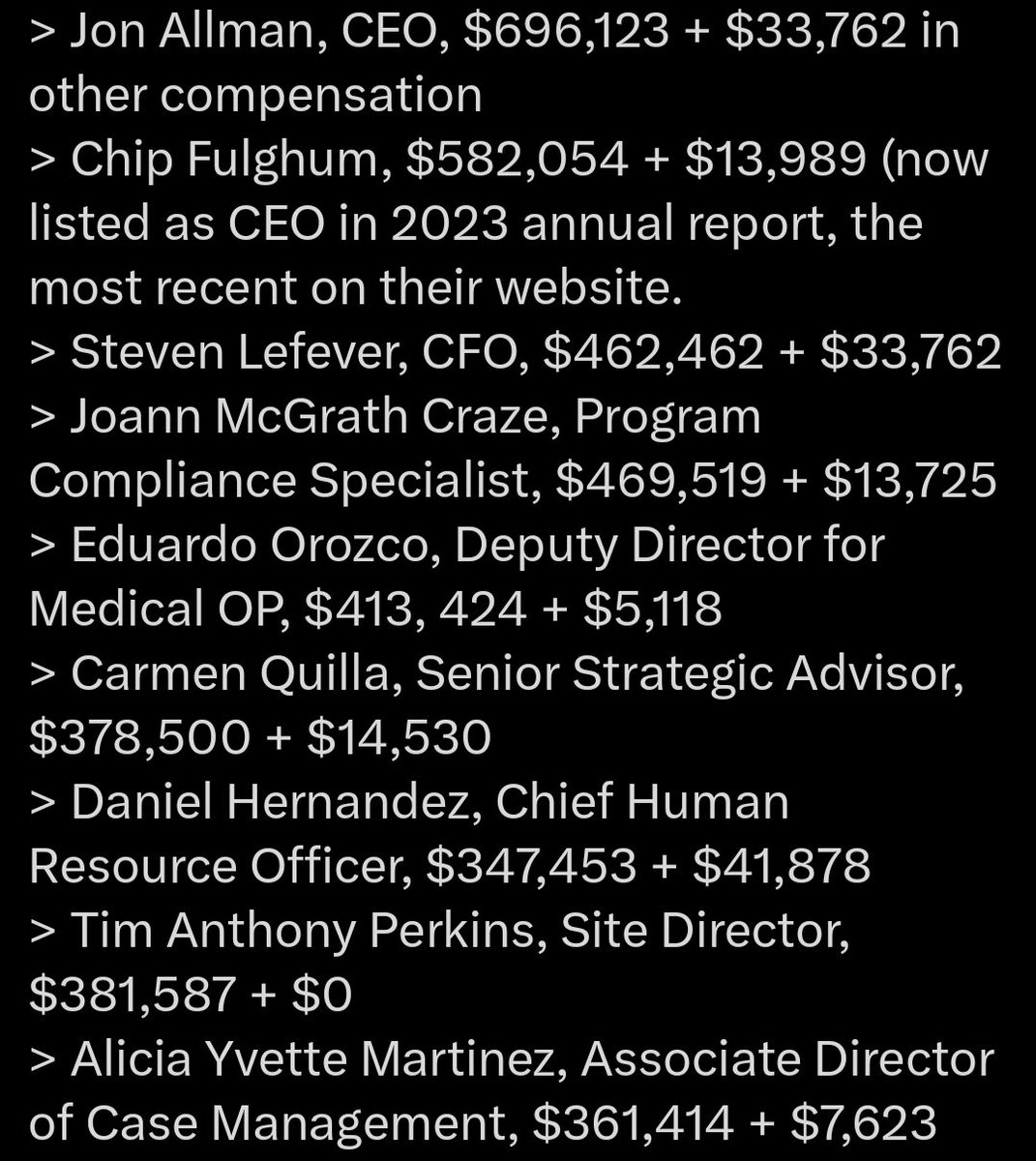 Non-profit that provides homeless services to Austin pays exorbitant salaries. Great find <a href="/CTXNews/">CTXNews</a>