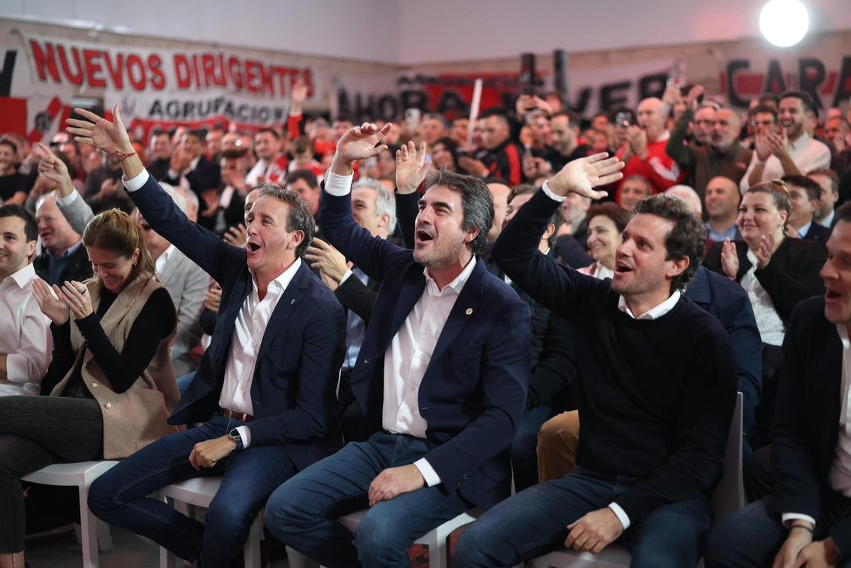 Un proyecto. Un equipo. Un presidente. Vamos por más, <a href="/stefanocdicarlo/">Stefano Di Carlo</a>. 💪🤍❤️