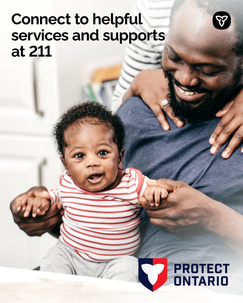 Ontario Children Services (@childrenon) on Twitter photo 211 Ontario can help connect new parents with local supports like:
✅ food banks with baby food
✅ parent and child programs
✅ childcare
✅ pregnancy or post-natal services
📞 2-1-1
✉️ gethelp@211ontario.ca
🌐 211ontario.ca
#HelpStartsHere 211 Ontario can help connect new parents with local supports like:
✅ food banks with baby food
✅ parent and child programs
✅ childcare
✅ pregnancy or post-natal services
📞 2-1-1
✉️ gethelp@211ontario.ca
🌐 211ontario.ca
#HelpStartsHere