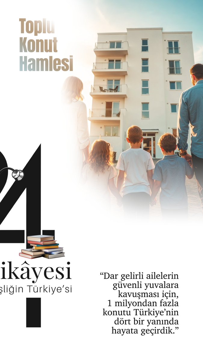 Akparti's tweet photo. 24 yıldır milletimizin huzuru, güveni ve refahı için üretiyor, hizmet ediyor, durmadan ilerliyoruz. https://t.co/fxROh2CNMv