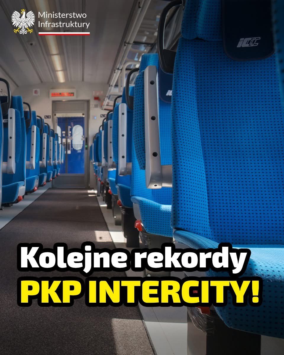 DariuszKlimczak's tweet image. 🚄 @PKPIntercityPDP bije rekordy!

W pierwszych 🔟 dniach sierpnia 2025 r. z naszych pociągów skorzystało 🧳 aż o 17% więcej pasażerów niż w tym samym okresie  2024 r. i 📈 o 42% więcej niż w 2023 r. 💙

Polacy coraz chętniej wybierają kolej! 🚆✨

#pkp #intercity #kolejnakolej
