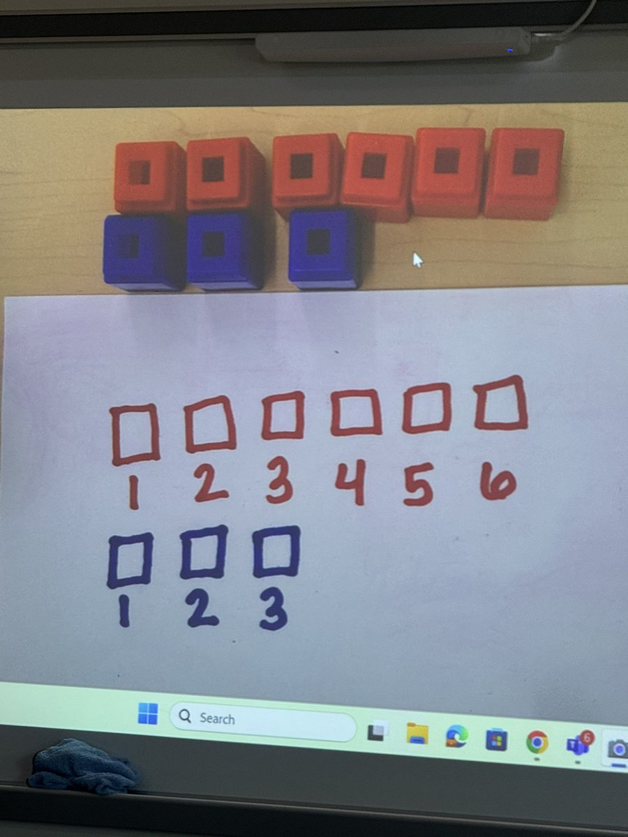 Brandi_Nichols_'s tweet photo. Kindergarten math minds hard at work! ๐งฎ Our PLC is diving into strategies for helping students identify whether the number of objects in one group is more or less than another. #BuildingtheBuffaloWay @jasonjstamper @BriarHillsES @macksmith00 @tstewart1005 https://t.co/YkVWHa34Bz