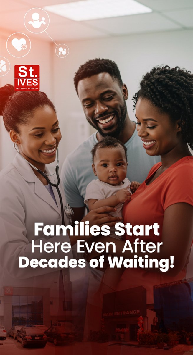 stives_hospital's tweet photo. 💔 Told it’s impossible?
We’ve been proving otherwise for 29 years — helping 5,000+ families have a child, even after 10–20 years of waiting. 💖
From Fertility &amp; IVF to Women’s, Children’s &amp; Family Care, we mix expertise with genuine warmth. https://t.co/WxpL3h8T9x