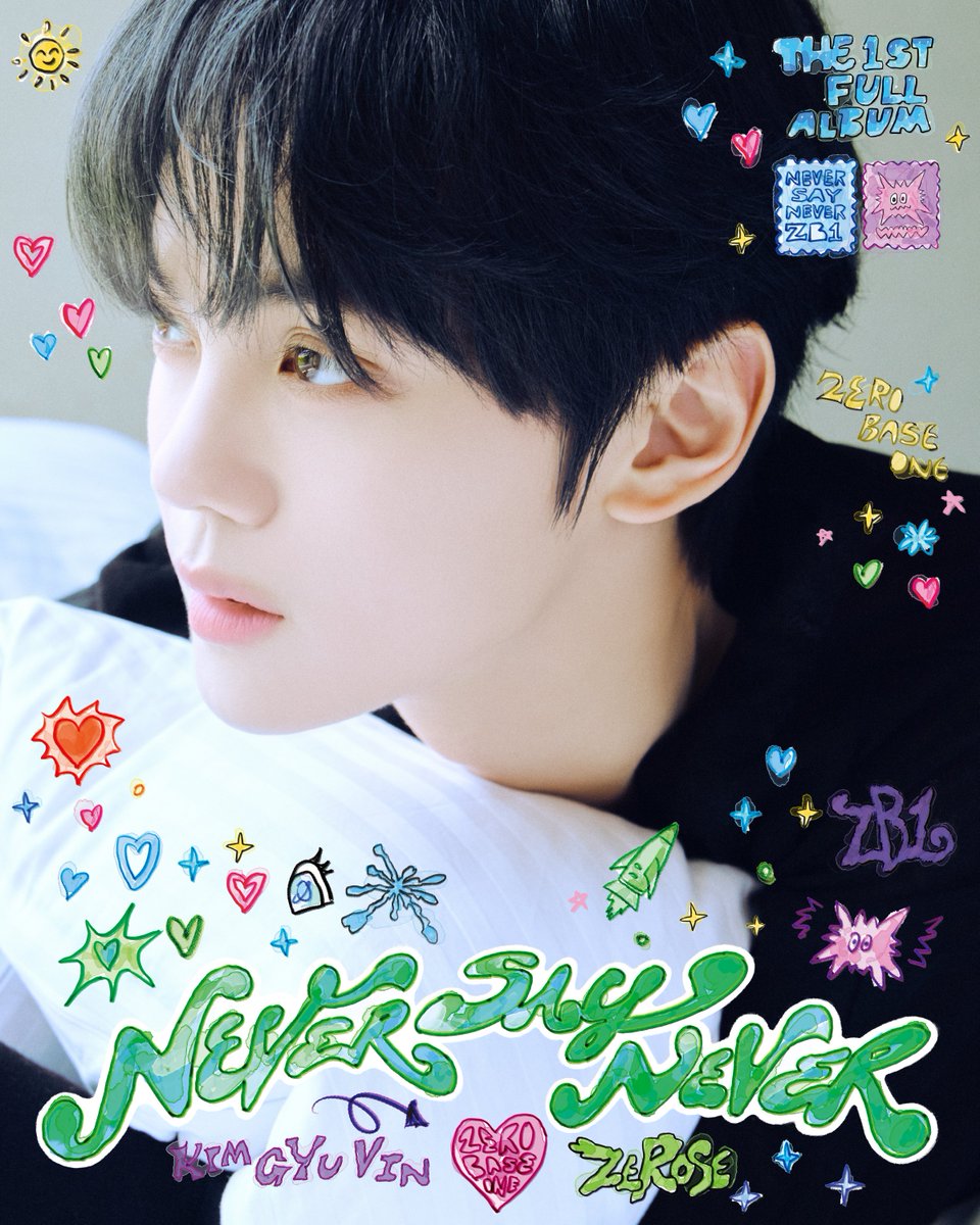 ZEROBASEONE never say never 直筆サイントレカハンビン ZEROBASEONE NEVER SAY NEVER 直筆サイントレカハンビン