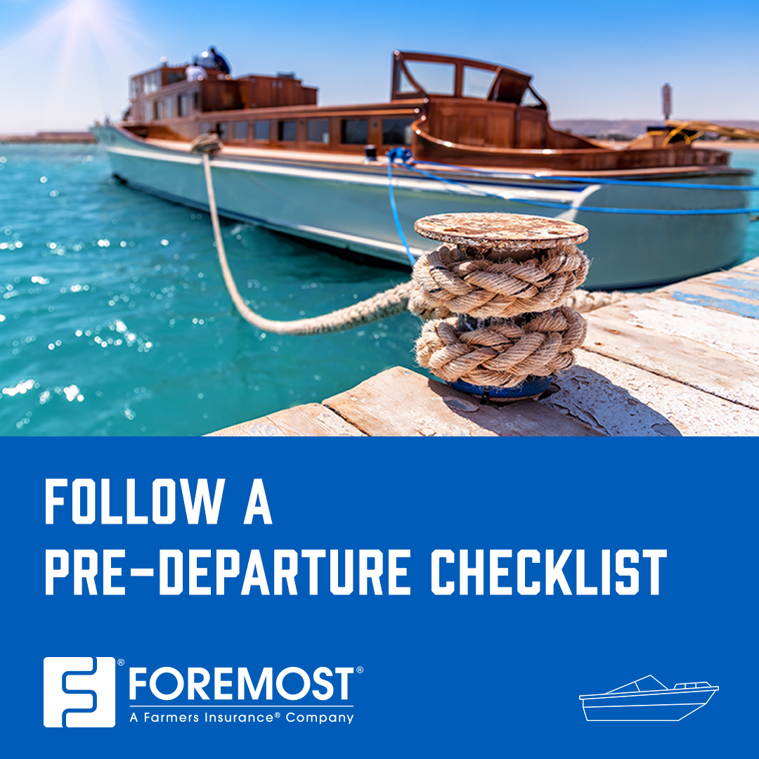 theinsuranedork's tweet image. Even if you inspected and supplied your boat with necessary items a week ago, it's a good idea to follow a pre-departure checklist right before you head out. 

#ProtectYourBoat 
#WatercraftInsurance
#LakeLifeMichigan