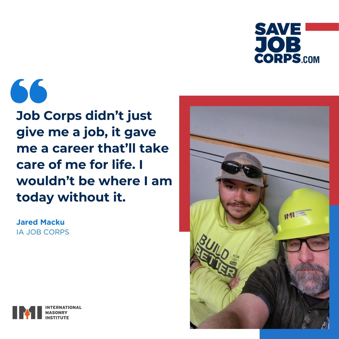 imiweb's tweet photo. For Jared Macku, Job Corps wasn’t just a stepping stone, it was a turning point. From Denison, IA Job Corps to a thriving union career, Jared gained stability, pride,&amp; purpose. This is what opportunity looks like. Let’s protect it.
#SaveJobCorps #JobCorpsWorks #IBelieveInJobCorps https://t.co/GTfF2BMx8t