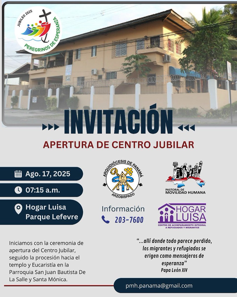 Iniciamos con la ceremonia de apertura del Centro Jubilar, seguido la procesión hacia el templo y Eucaristía en la Parroquia San Juan Bautista De La Salle y Santa Mónica.