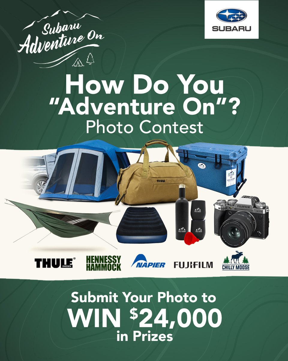 How do you “Adventure On”? The 2025 #SubaruAdventureOn photo contest is open with over $24,000 in prizes. Snap and submit your best park photo for a chance to win. Enter now: contest.adventureonparks.ca. 
Ends September 10.