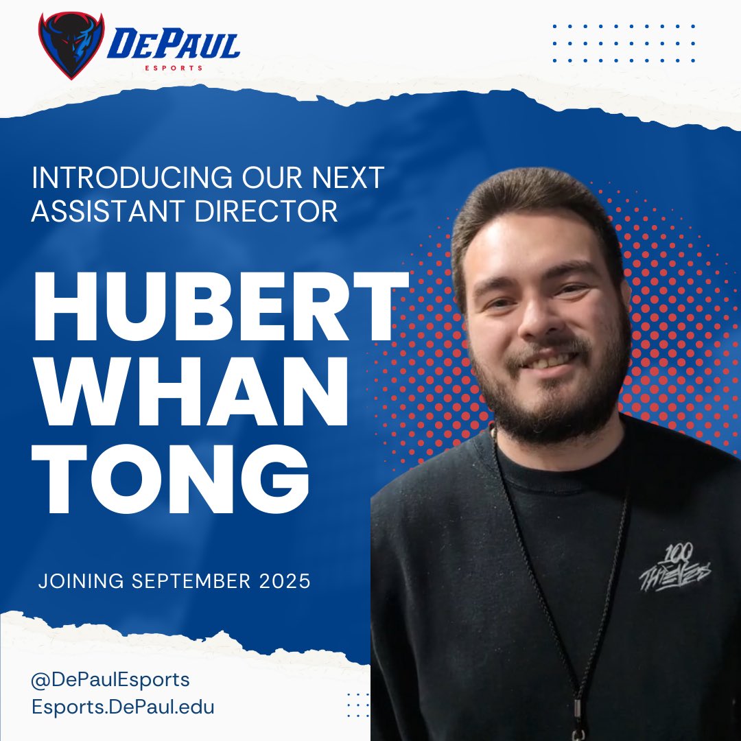 Super happy to have it be official! 🥳

Thanks to everyone who reached out during my job search, the genuine kindness from the collegiate esports community is humbling. 

Time to get to work happy to be joining the blue demon family!