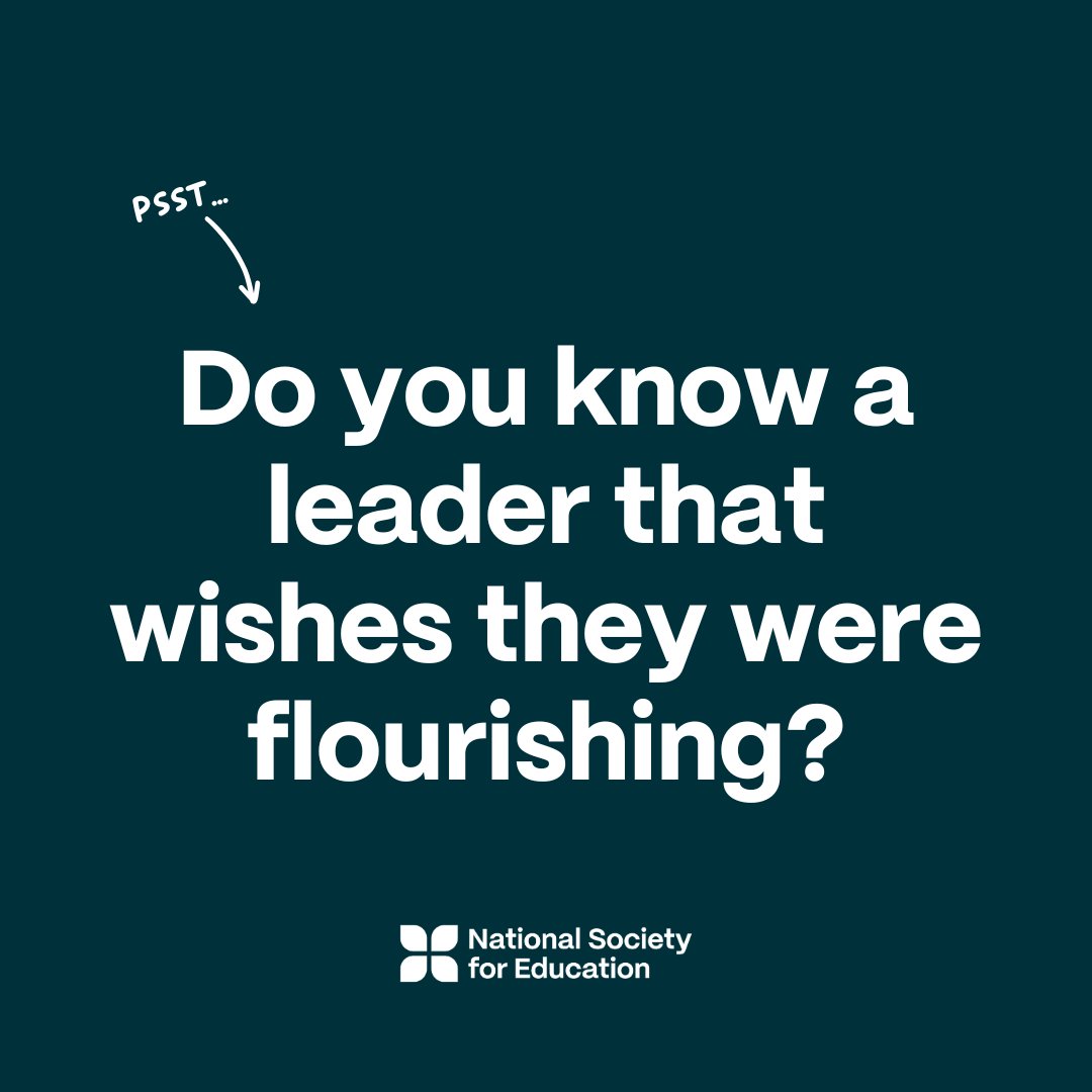 National Society For Education (@nsforeducation) on Twitter photo 🌱 Leadership shouldn't just be about surviving , it should be about flourishing.
The Flourishing Leaders Programme supports school leaders to lead with purpose, wellbeing & impact.
👉 Learn more: nse.org.uk/foundation-for…
#FlourishingLeaders #EdLeadership #Wellbeing 🌱 Leadership shouldn't just be about surviving , it should be about flourishing.
The Flourishing Leaders Programme supports school leaders to lead with purpose, wellbeing & impact.
👉 Learn more: nse.org.uk/foundation-for…
#FlourishingLeaders #EdLeadership #Wellbeing