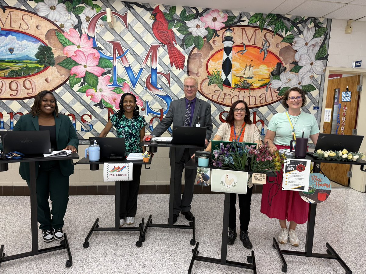 Clemmons MS (@cmscardswsfcs) on Twitter photo Our admin and behavior team are ready to ROCK and ROLL (literally) to classrooms, making sure students know their afternoon bus numbers. Rockstar leadership team and invaluable to our students! <a href="/wsfcs/">WS/FC Schools</a> Our admin and behavior team are ready to ROCK and ROLL (literally) to classrooms, making sure students know their afternoon bus numbers. Rockstar leadership team and invaluable to our students! <a href="/wsfcs/">WS/FC Schools</a>