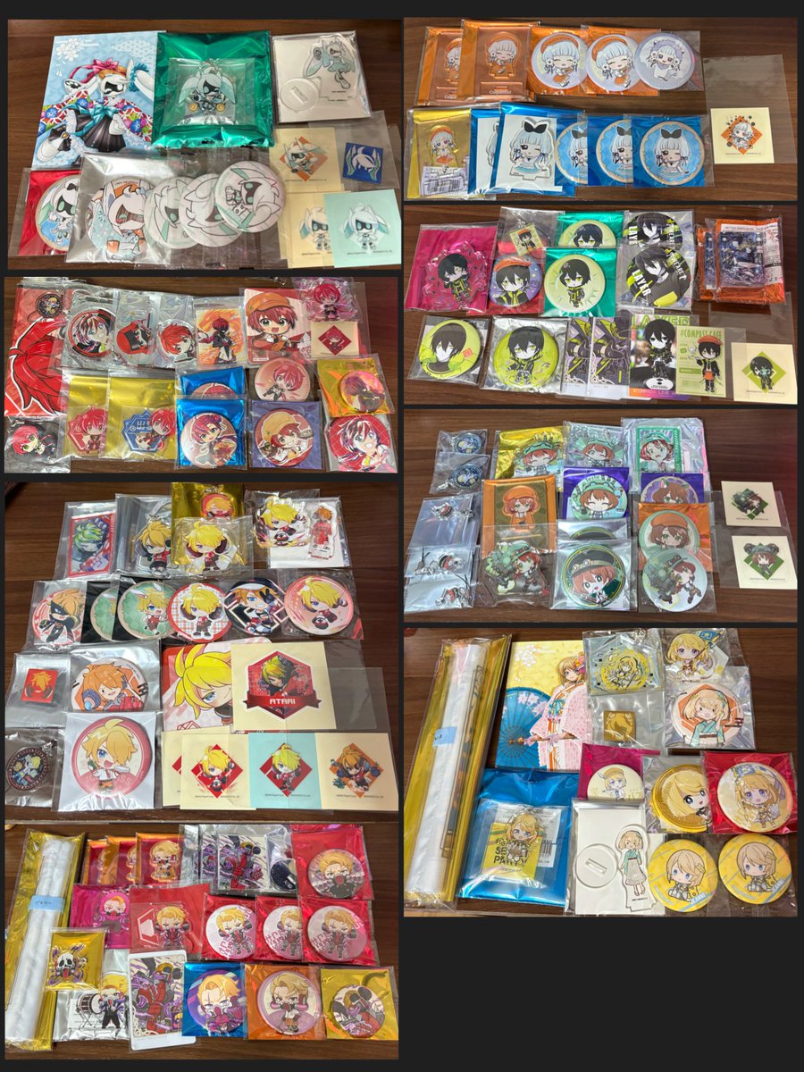 gyu381's tweet photo. #コンパスグッズ交換
#コンパス交換

譲→画像1-6
求→〜定価or9-10

7-8枚目に交換・譲渡の条件記載してありますのでご確認くださいませ。

名古屋キャラバン>>周年フェス>>>郵送当日の交換・譲渡希望です！

郵送希望の場合はお返事に時間いただきますのでご了承ください。 https://t.co/0kKjxSfx5w