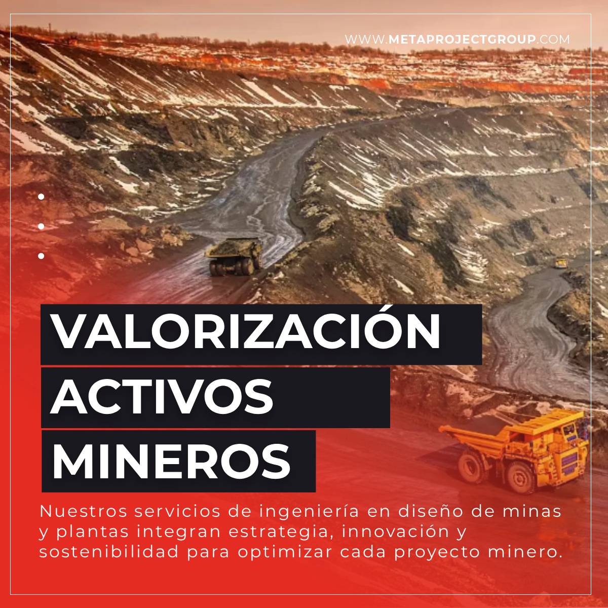 En minería, un dato sólido define el rumbo.  

En <a href="/metaprojectcl/">Metaproject</a> valorizamos activos mineros con precisión y visión estratégica.     

n9.cl/hits8 

#minería #ingenieríaminera