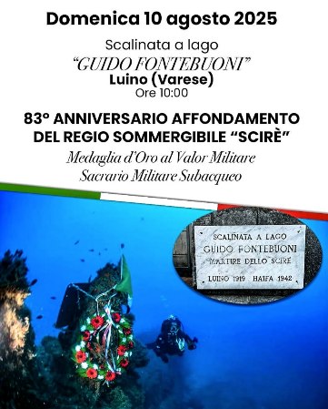 umberto_cocco's tweet image. #10Agosto 83° Anniversario dell' affondamento del SMG. #Scire con la partecipazione dell' ANAIM ass. naz. arditi incursori marina.